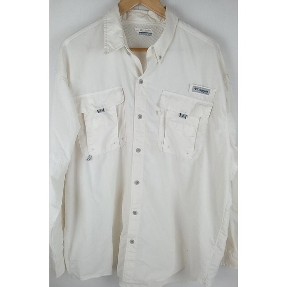 Columbia PFG Mens XL Shirt Button Down Omni Shade Long Sleeve - Picture 1 of 2